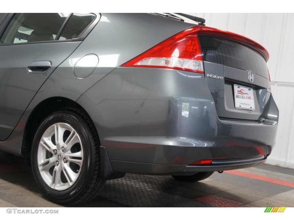 2010 Insight Hybrid EX - Polished Metal Metallic / Blue photo #53