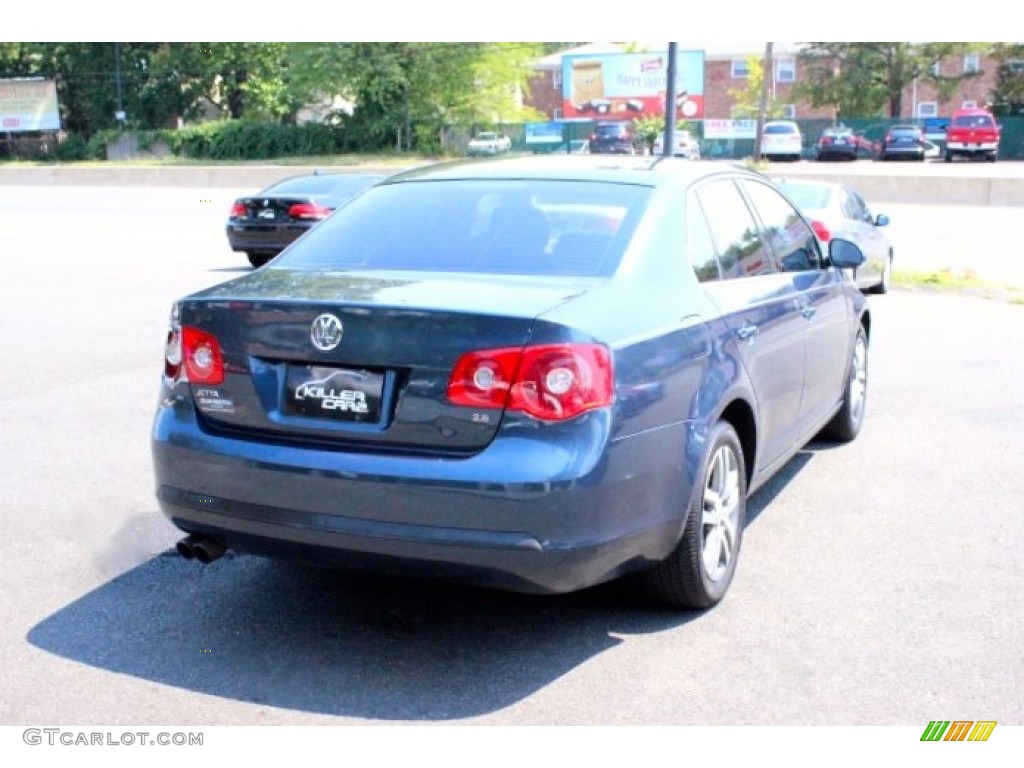 2006 Jetta 2.5 Sedan - Shadow Blue Metallic / Anthracite Black photo #9