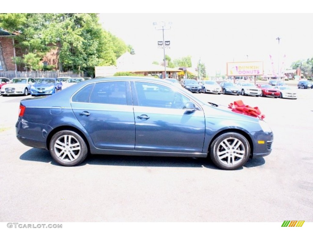 2006 Jetta 2.5 Sedan - Shadow Blue Metallic / Anthracite Black photo #10