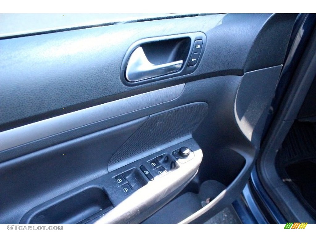 2006 Jetta 2.5 Sedan - Shadow Blue Metallic / Anthracite Black photo #13