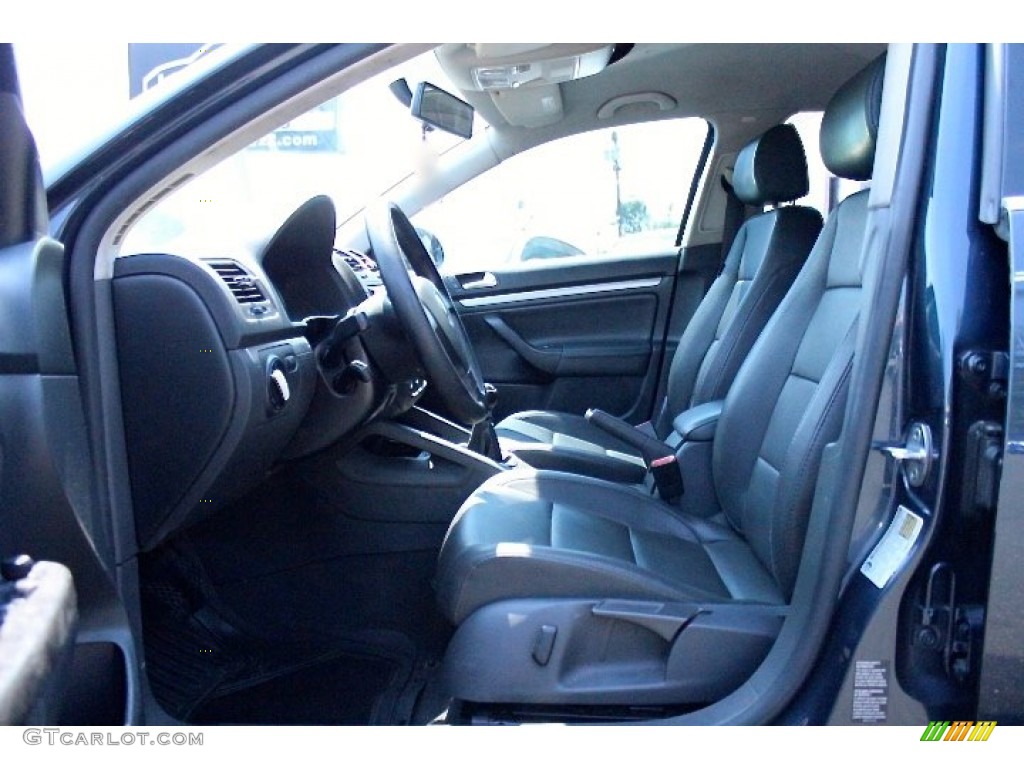 2006 Jetta 2.5 Sedan - Shadow Blue Metallic / Anthracite Black photo #14