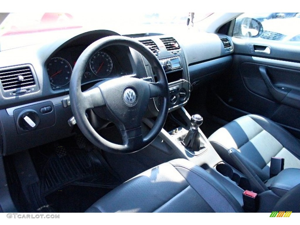 2006 Jetta 2.5 Sedan - Shadow Blue Metallic / Anthracite Black photo #15