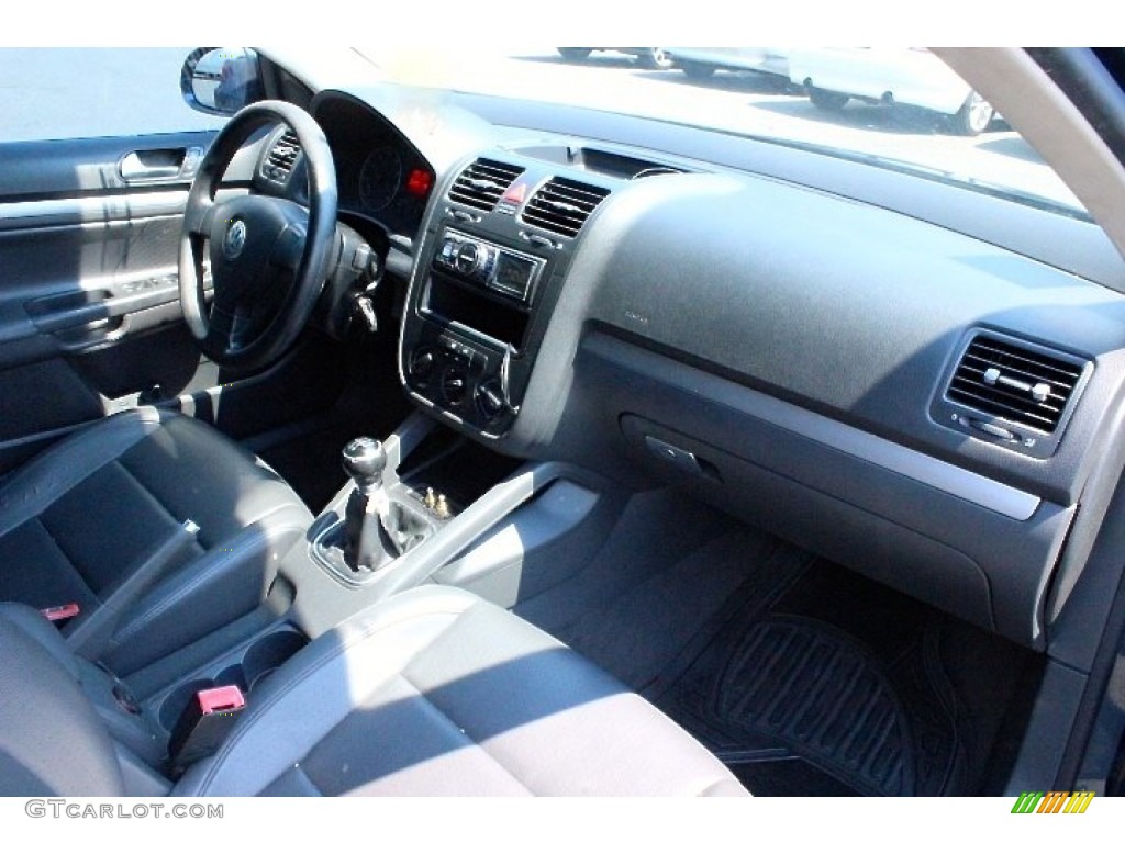 2006 Jetta 2.5 Sedan - Shadow Blue Metallic / Anthracite Black photo #25