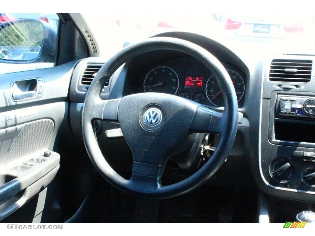 2006 Jetta 2.5 Sedan - Shadow Blue Metallic / Anthracite Black photo #30