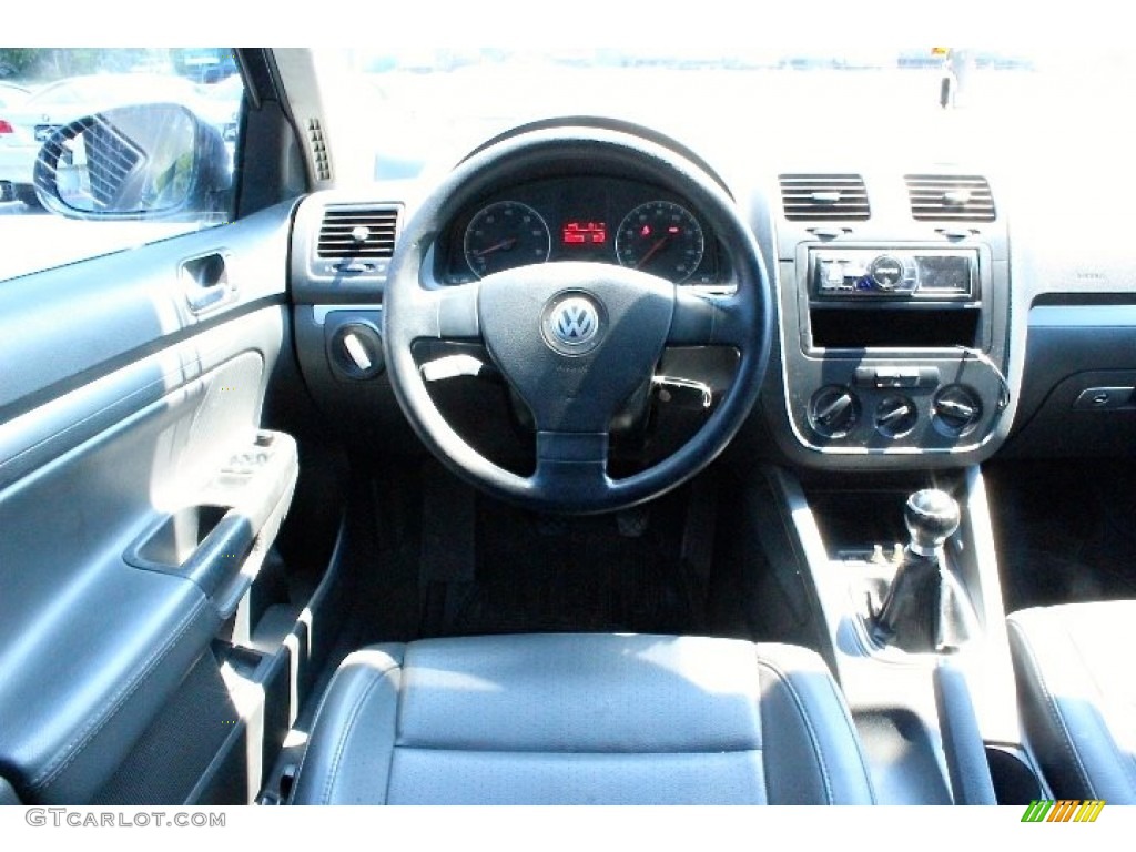2006 Jetta 2.5 Sedan - Shadow Blue Metallic / Anthracite Black photo #31