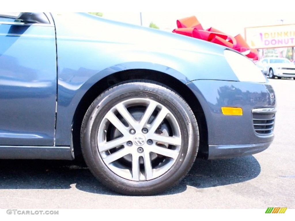 2006 Jetta 2.5 Sedan - Shadow Blue Metallic / Anthracite Black photo #32