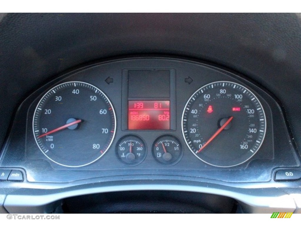 2006 Jetta 2.5 Sedan - Shadow Blue Metallic / Anthracite Black photo #33