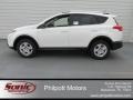 2015 Super White Toyota RAV4 LE  photo #6