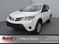 2015 Super White Toyota RAV4 LE  photo #7