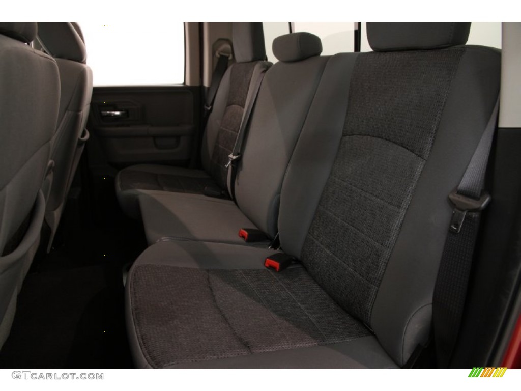 2014 1500 SLT Quad Cab 4x4 - Deep Cherry Red Crystal Pearl / Black/Diesel Gray photo #13