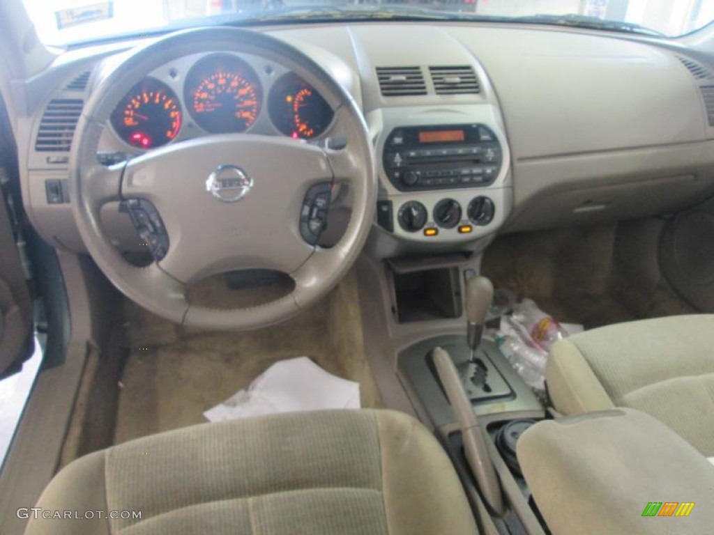 2003 Altima 2.5 S - Mystic Emerald Green / Blond photo #5