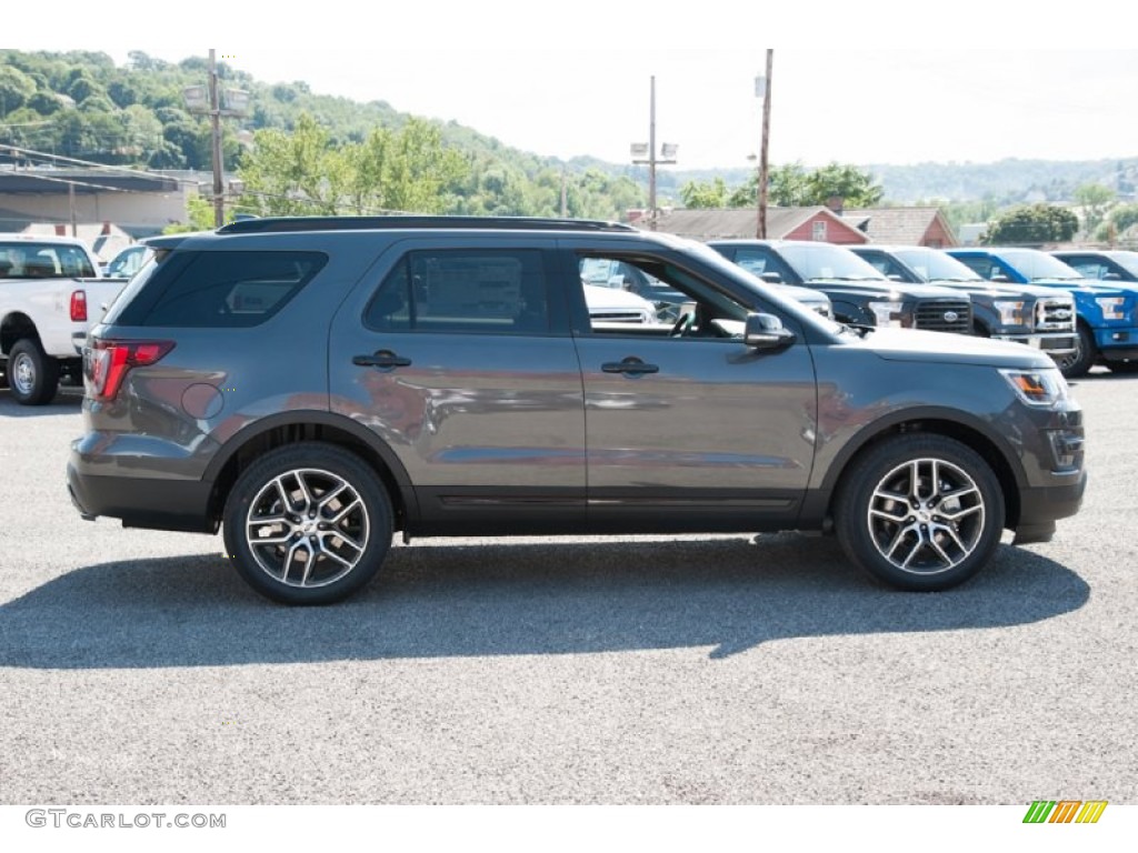 2016 Explorer Sport 4WD - Magnetic Metallic / Ebony Black photo #3