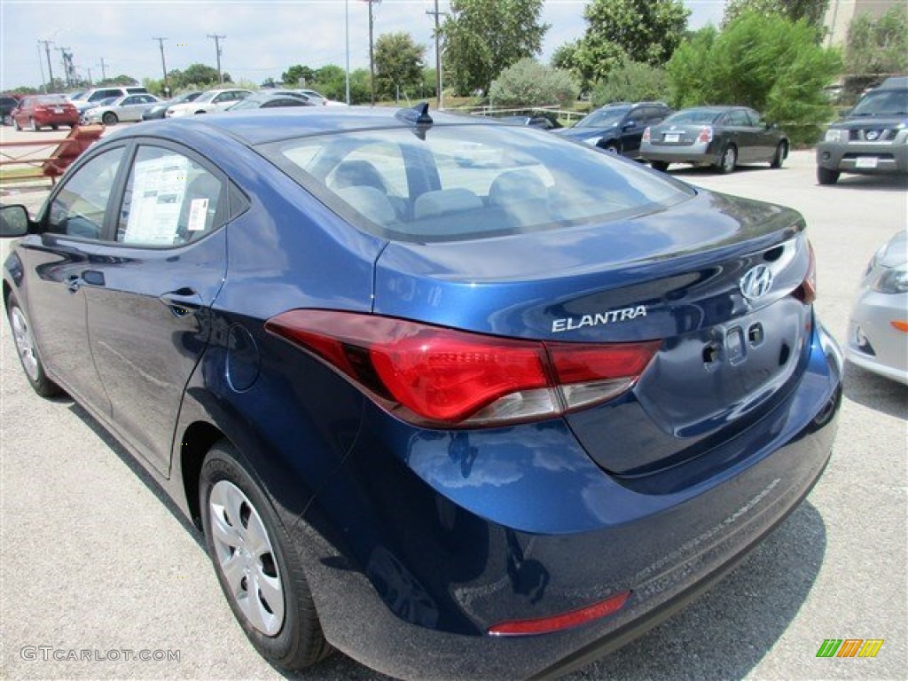 2016 Elantra SE - Blue / Gray photo #4
