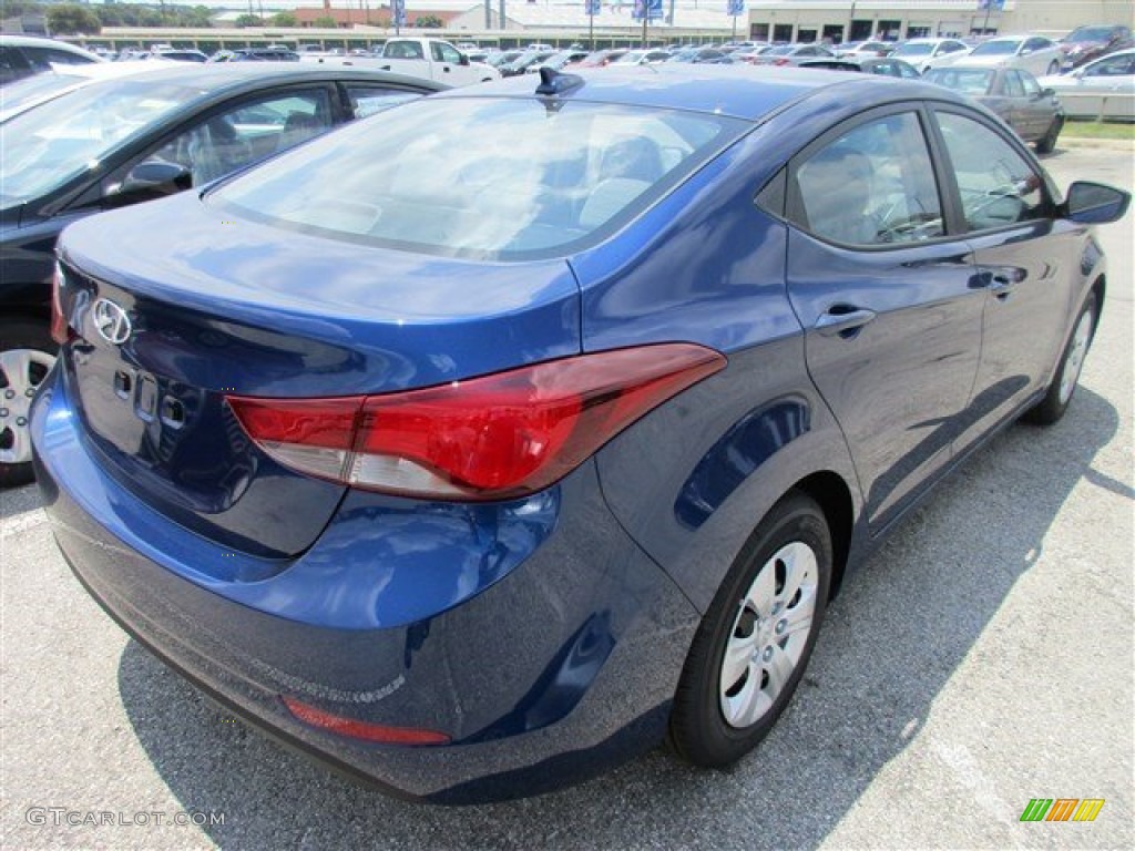 2016 Elantra SE - Blue / Gray photo #6
