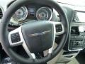 Black/Light Graystone 2016 Chrysler Town & Country Touring Steering Wheel