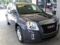 Atlantis Blue Metallic 2014 GMC Terrain SLE Exterior