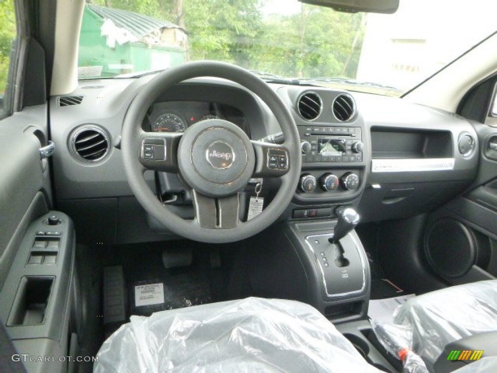 Dark Slate Gray Interior 2016 Jeep Compass Sport 4x4 Photo #106486594