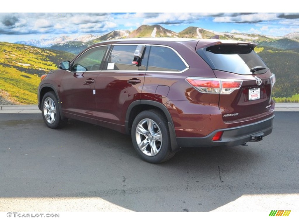 Ooh La La Rouge Mica 2015 Toyota Highlander Limited AWD Exterior Photo #106486873