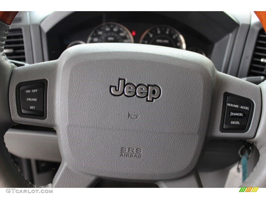 2007 Grand Cherokee Overland 4x4 - Black / Medium Slate Gray photo #15