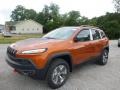 Mango Tango Pearl 2016 Jeep Cherokee Trailhawk 4x4 Exterior