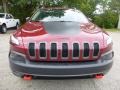 Deep Cherry Red Crystal Pearl 2016 Jeep Cherokee Trailhawk 4x4 Exterior