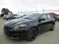 2016 Pitch Black Dodge Dart SXT Rallye Blacktop  photo #1