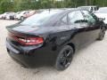 2016 Pitch Black Dodge Dart SXT Rallye Blacktop  photo #6