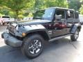 Black 2008 Jeep Wrangler Unlimited X 4x4 Exterior