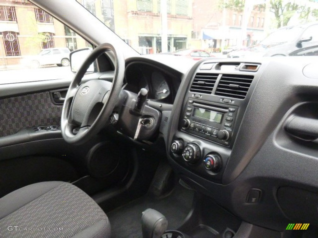 2008 Sportage LX - Smart Blue Metallic / Black photo #16