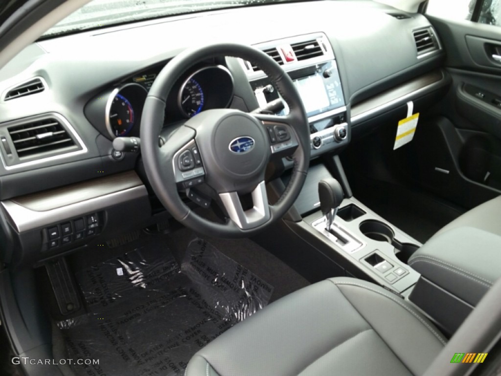 Slate Black Interior 2016 Subaru Legacy 3.6R Limited Photo #106491118