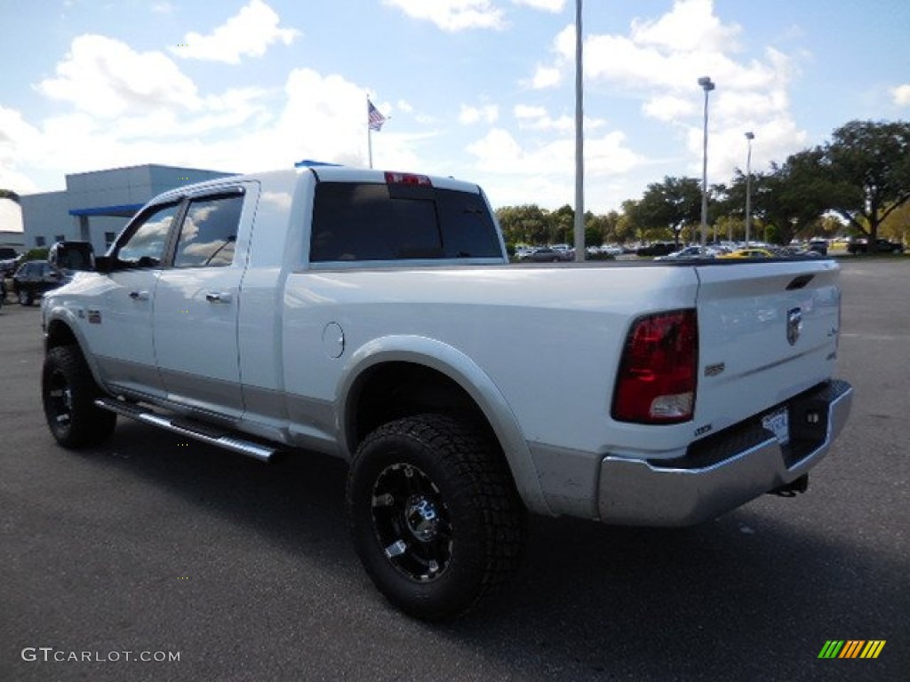 2012 Ram 2500 HD Laramie Mega Cab 4x4 - Bright White / Dark Slate photo #3