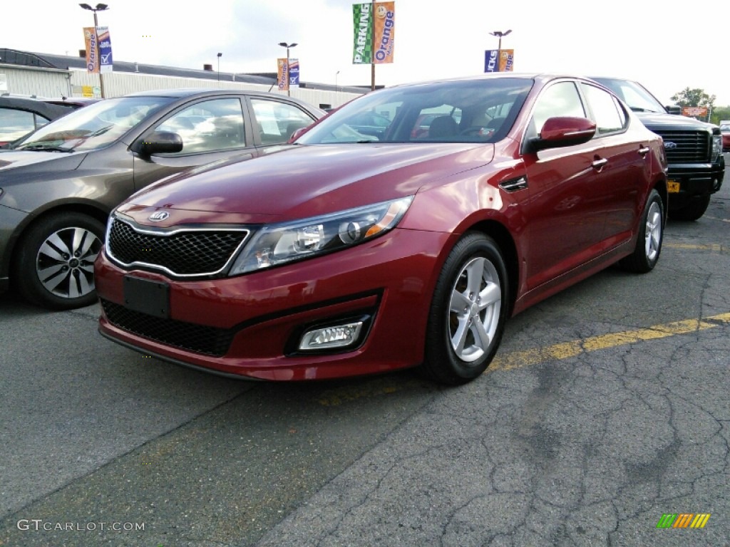 Dark Cherry 2014 Kia Optima LX Exterior Photo #106493467