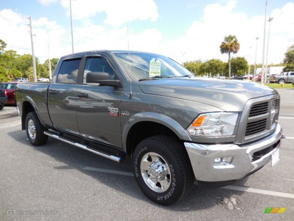 Mineral Gray Metallic 2012 Dodge Ram 2500 HD SLT Crew Cab 4x4 Exterior Photo #106493614