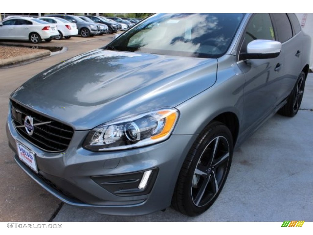 2016 XC60 T6 AWD R-Design - Osmium Grey Metallic / Off-Black photo #3