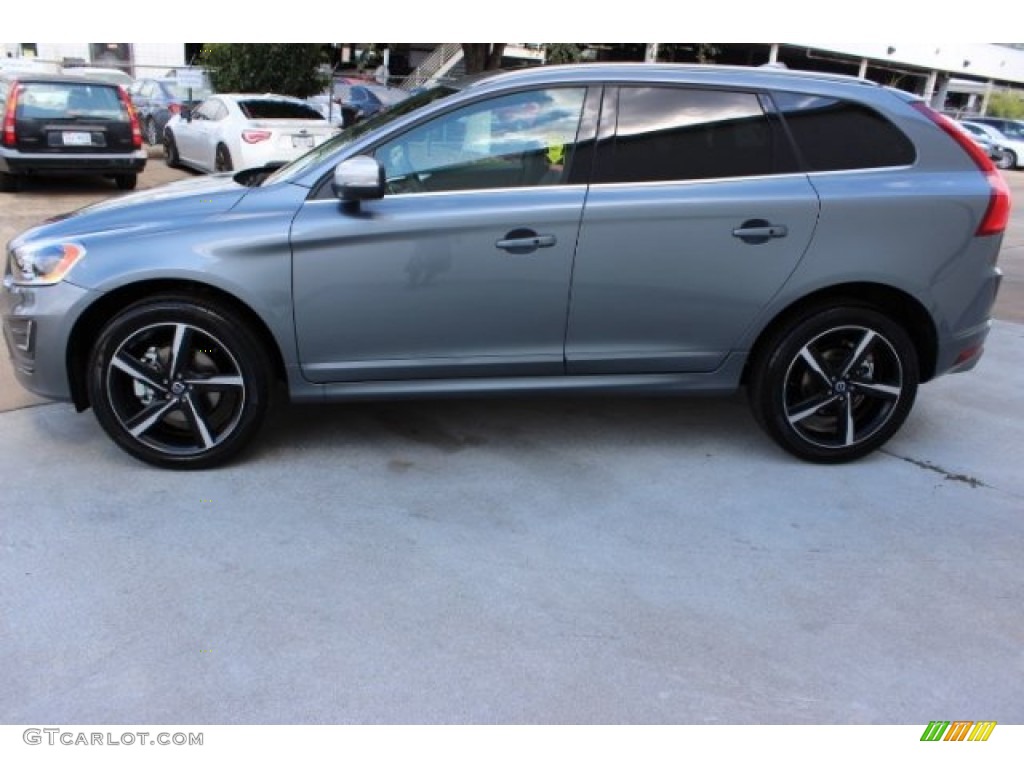 2016 XC60 T6 AWD R-Design - Osmium Grey Metallic / Off-Black photo #5