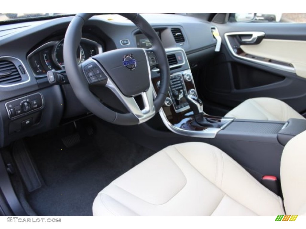 Soft Beige Interior 2016 Volvo S60 T6 Drive-E Photo #106496575