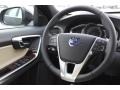 2016 Volvo S60 Soft Beige Interior Steering Wheel Photo