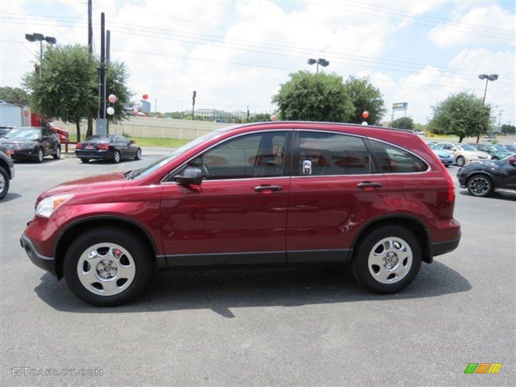 2008 CR-V LX - Tango Red Pearl / Black photo #5