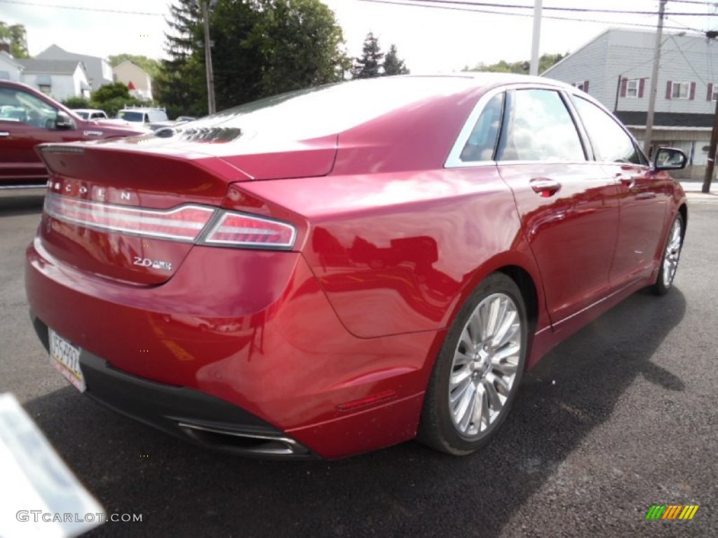 2013 MKZ 2.0L EcoBoost AWD - Ruby Red / Charcoal Black photo #5