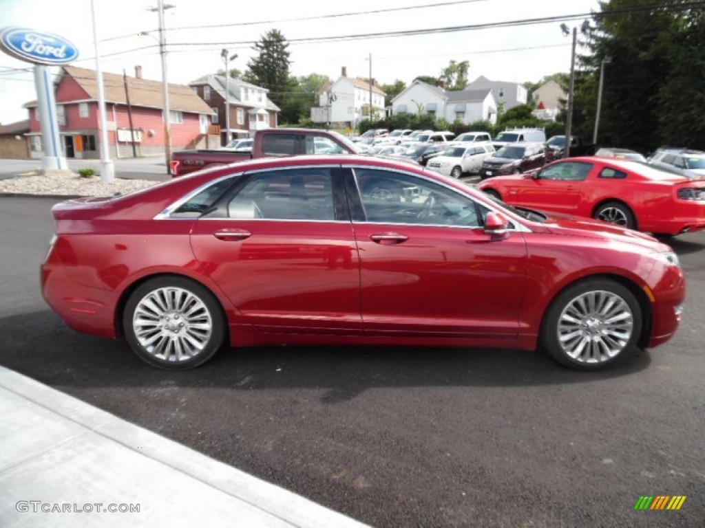 2013 MKZ 2.0L EcoBoost AWD - Ruby Red / Charcoal Black photo #6