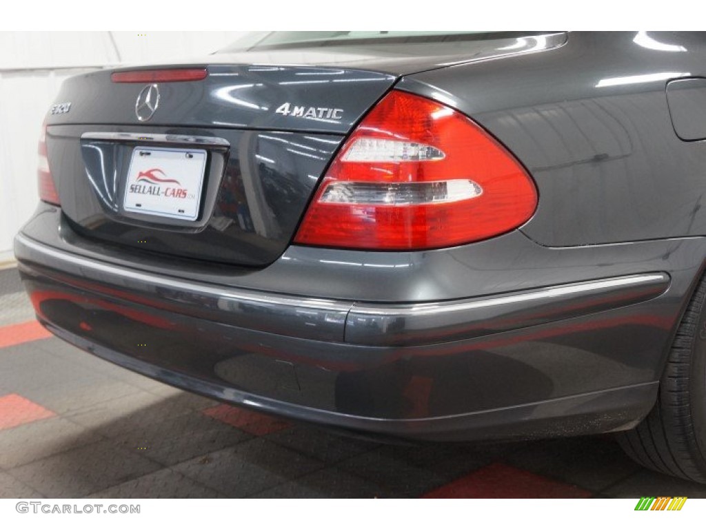 2004 E 320 4Matic Sedan - Tectite Grey Metallic / Stone photo #59