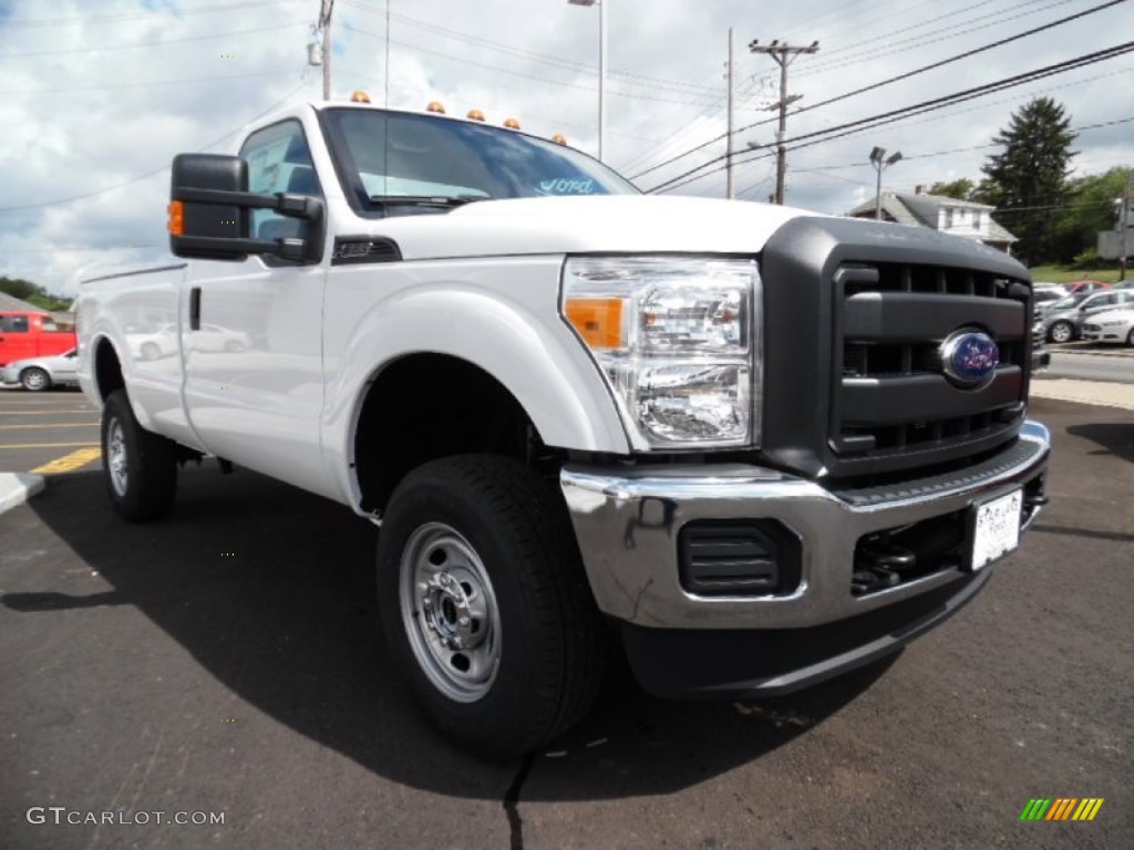 Oxford White 2016 Ford F250 Super Duty XL Regular Cab 4x4 Exterior Photo #106500316