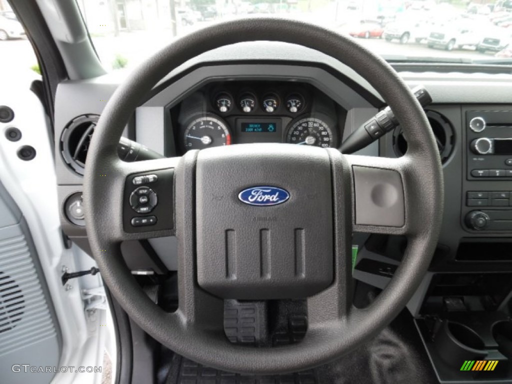 2016 Ford F250 Super Duty XL Regular Cab 4x4 Steel Steering Wheel Photo #106500442