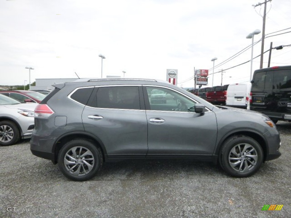 2015 Rogue SL AWD - Gun Metallic / Charcoal photo #3