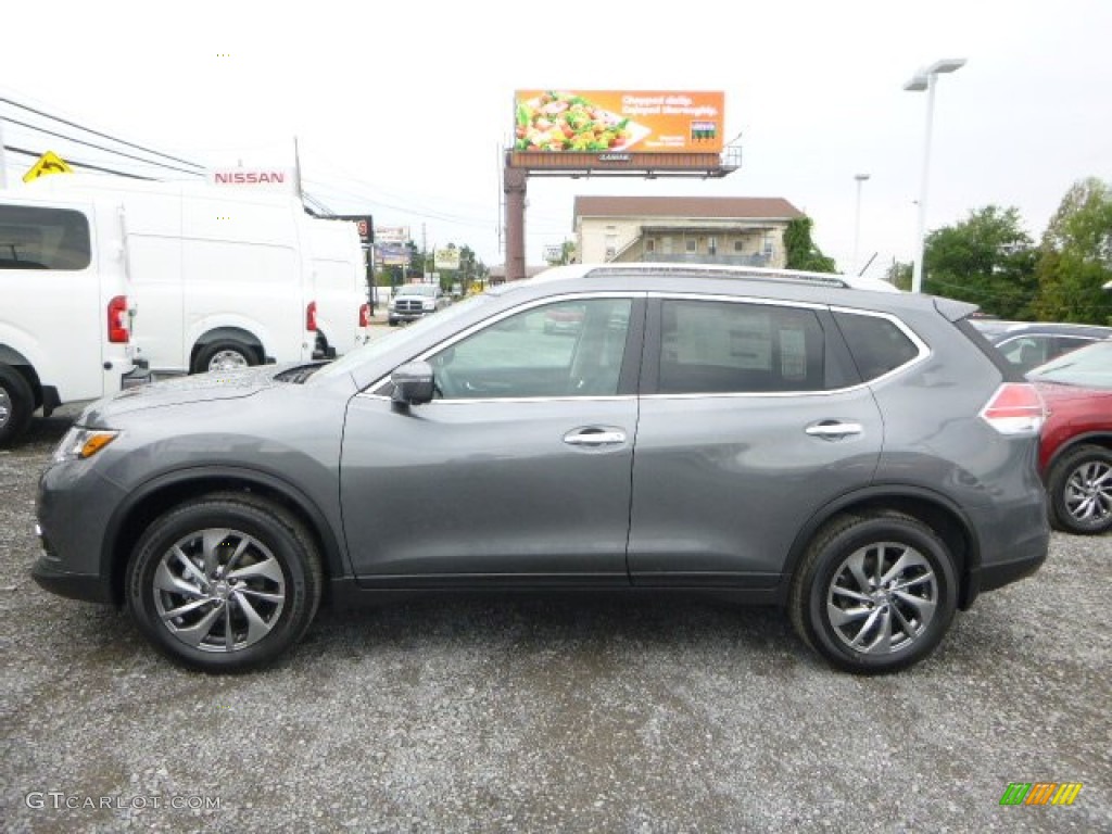 2015 Rogue SL AWD - Gun Metallic / Charcoal photo #8