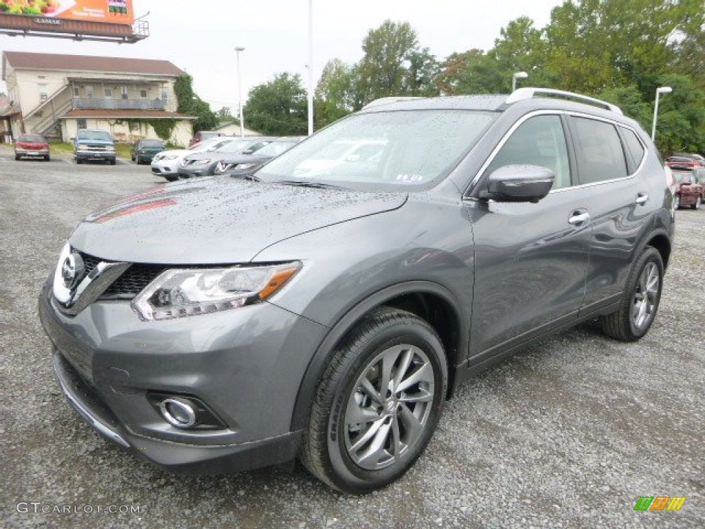 2015 Rogue SL AWD - Gun Metallic / Charcoal photo #9