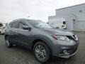 2015 Gun Metallic Nissan Rogue SL AWD  photo #1