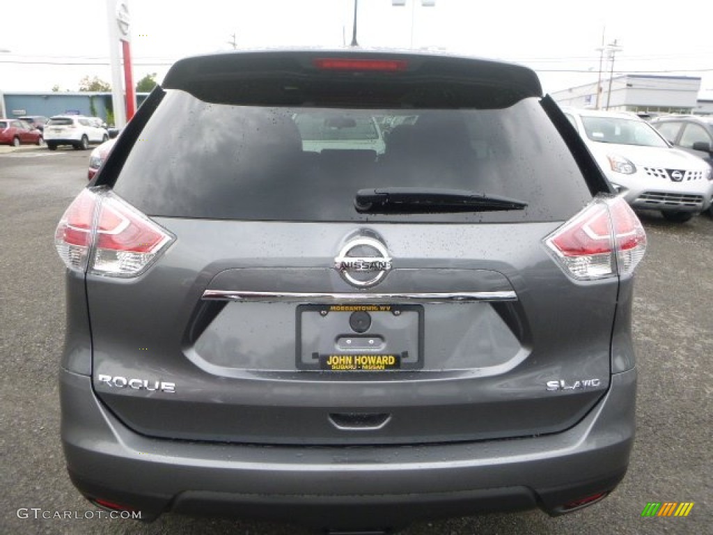 2015 Rogue SL AWD - Gun Metallic / Charcoal photo #5