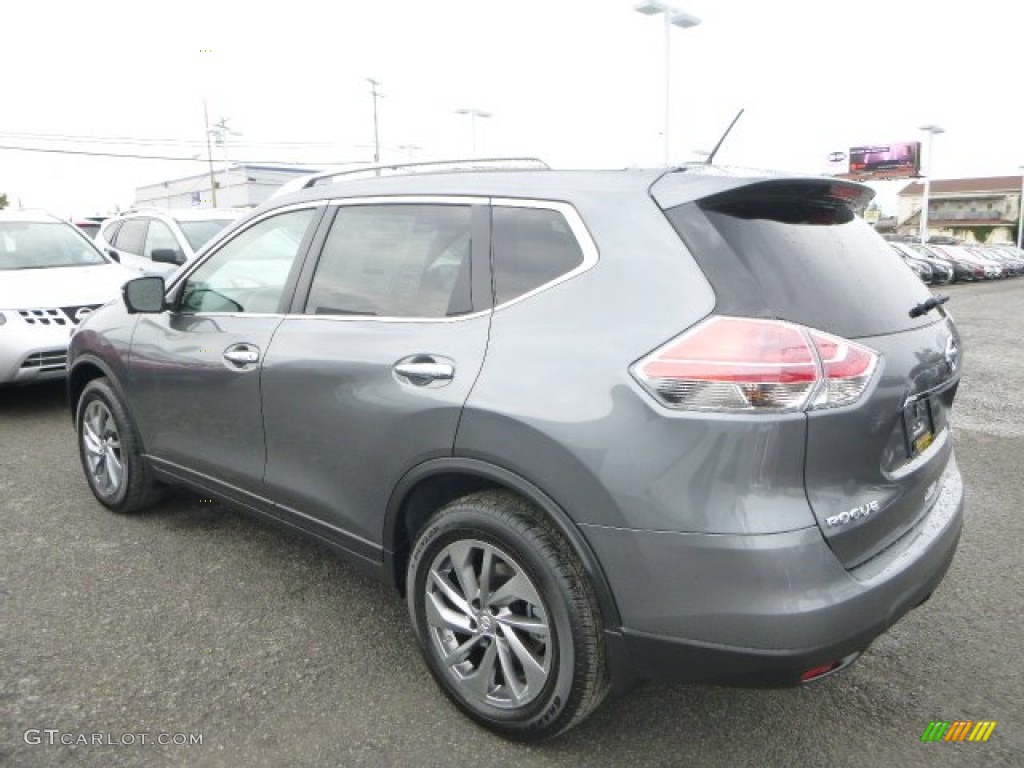 2015 Rogue SL AWD - Gun Metallic / Charcoal photo #6