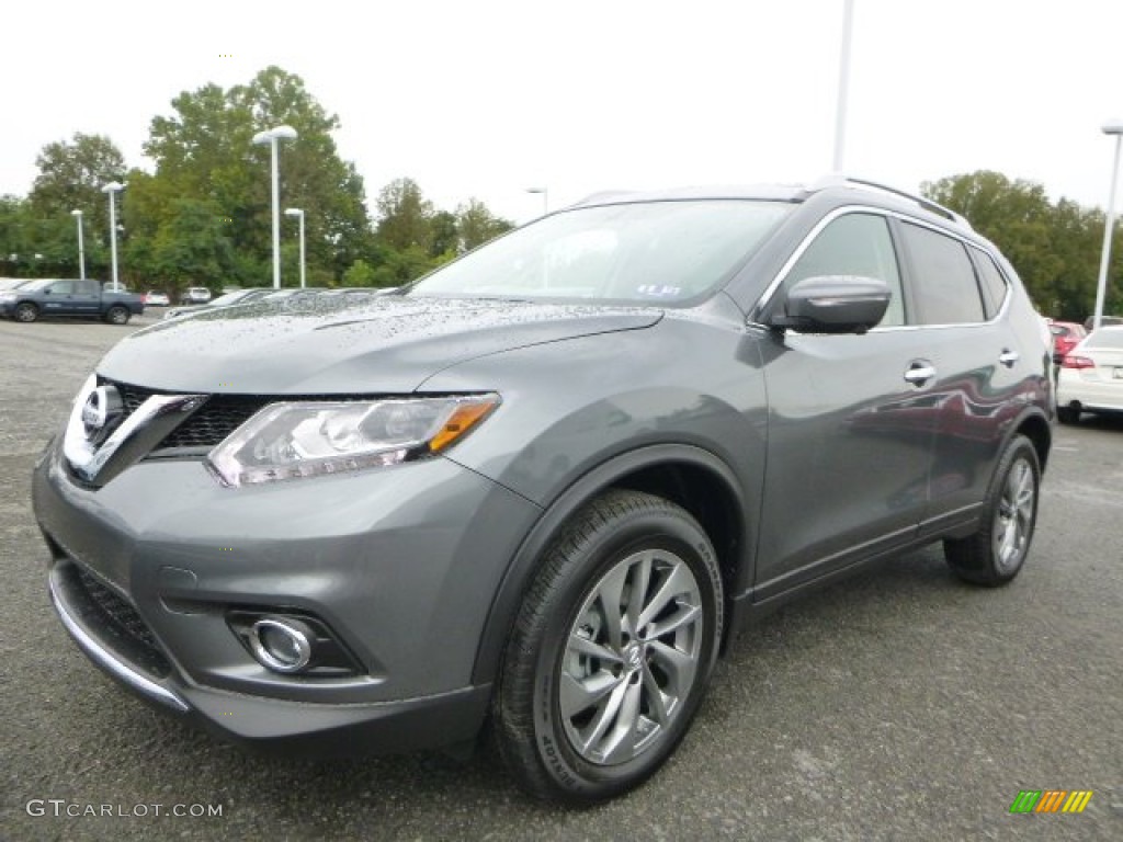 2015 Rogue SL AWD - Gun Metallic / Charcoal photo #8